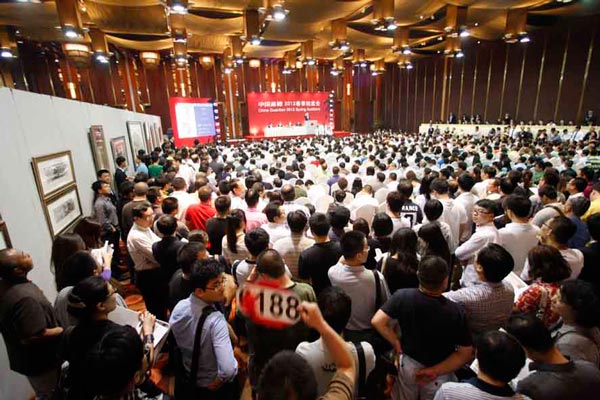 中国嘉德2012春拍现场 中国嘉德2012春拍现场2