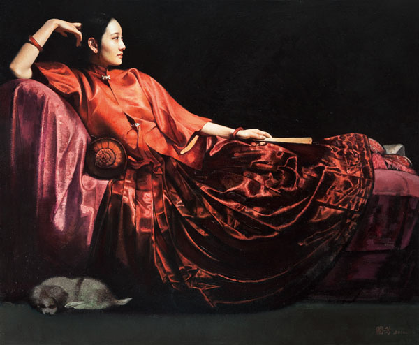 晚霞 作品尺寸:60X50CM_2010