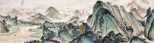 祁连山色