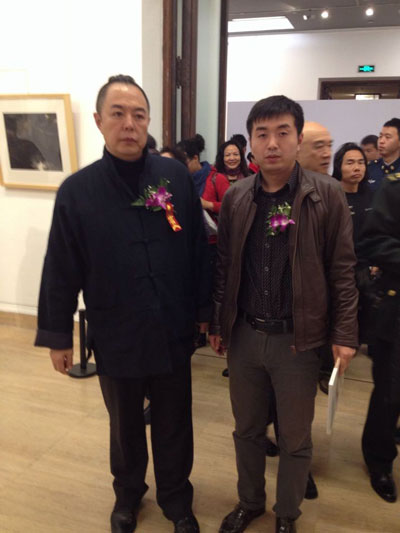 著名演员张铁林与林少云端合影