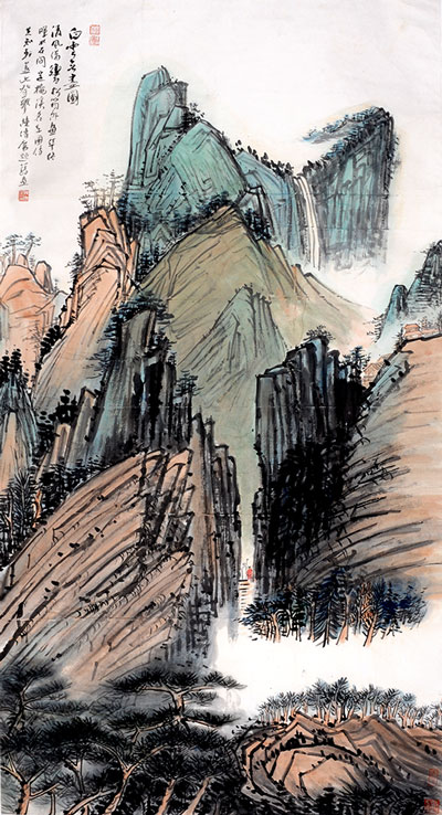 陈传席-《白云端无尽》图