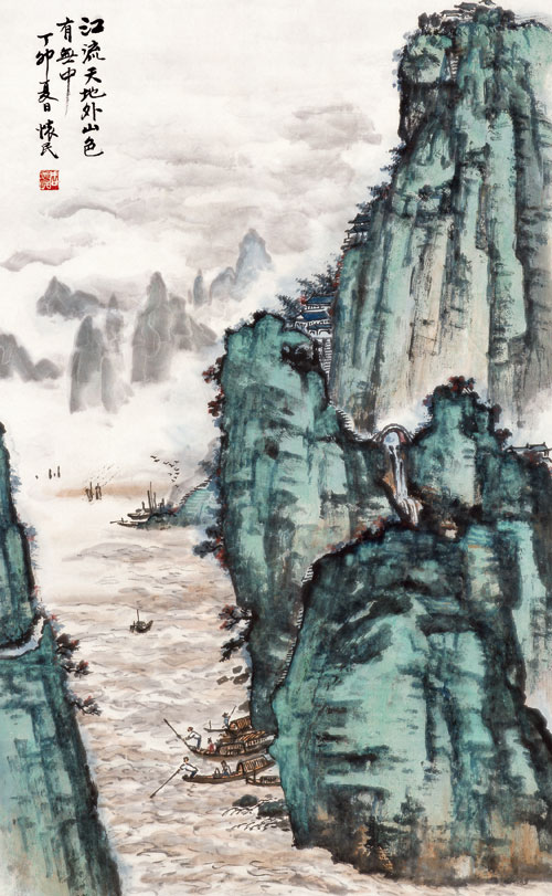 江流天地外