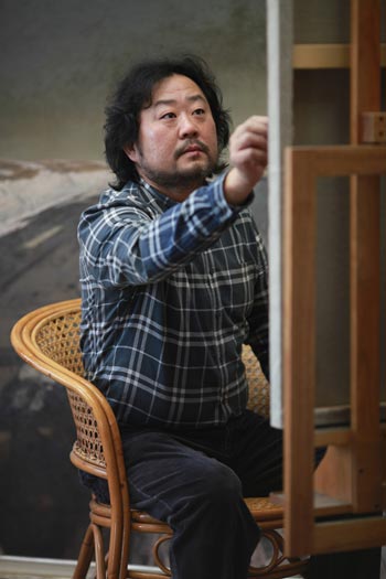 著名油画家马琳 马琳