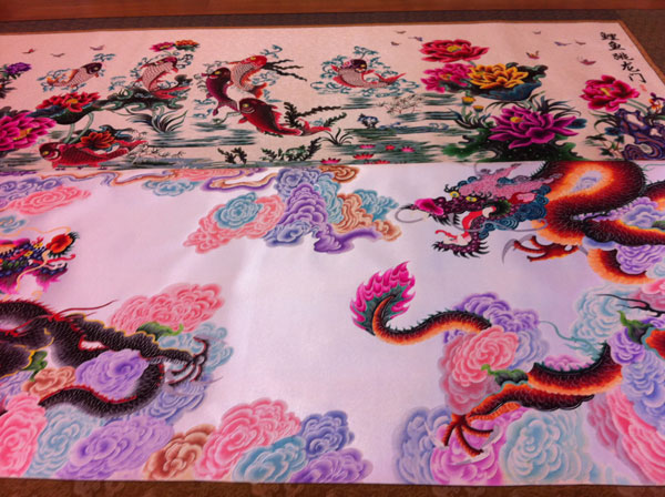 本次活动展出的画作(部分)